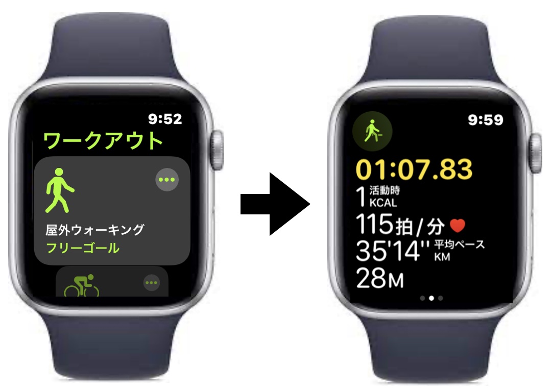 Apple Watch ワークアウト
